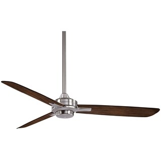 Minka Aire Rudolph Brushed Nickel With Maple 3 Blade Ceiling Fan