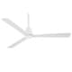 preview thumbnail 4 of 5, Minka Aire Simple Flat White 3 Blade 52 InchCeiling Fan Outdoor
