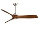 preview thumbnail 8 of 8, Minka Aire Aviation Brushed Nickel 3 Blade 60 Inch LED Ceiling Fan