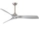 preview thumbnail 3 of 7, Minka Aire Aviation Brushed Nickel Silver 3 Blade 60 Inch Ceiling Fan