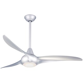 Minka Aire Light Wave Silver 3 Blade 52 Inch LED Ceiling Fan