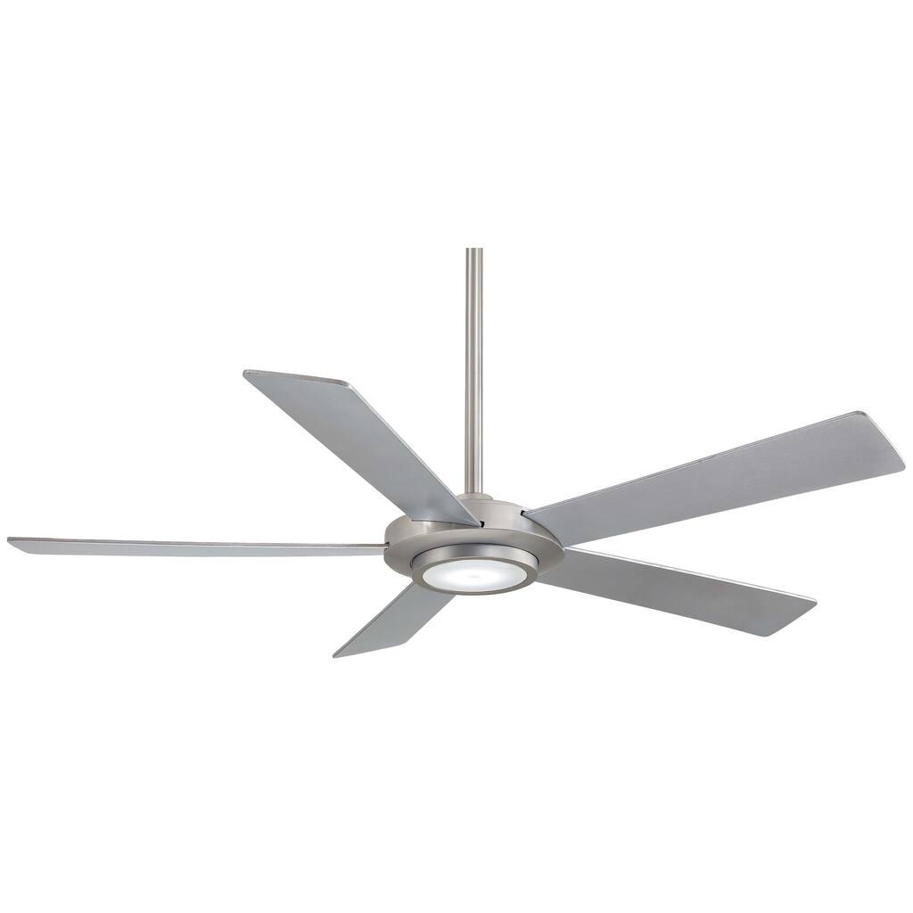 Minka Aire Sabot Brushed Nickel 5 Blade 52 Inch Ceiling Fan