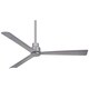 preview thumbnail 4 of 5, Minka Aire Simple Silver 3 Blade 52 Inch Ceiling Fan Outdoor