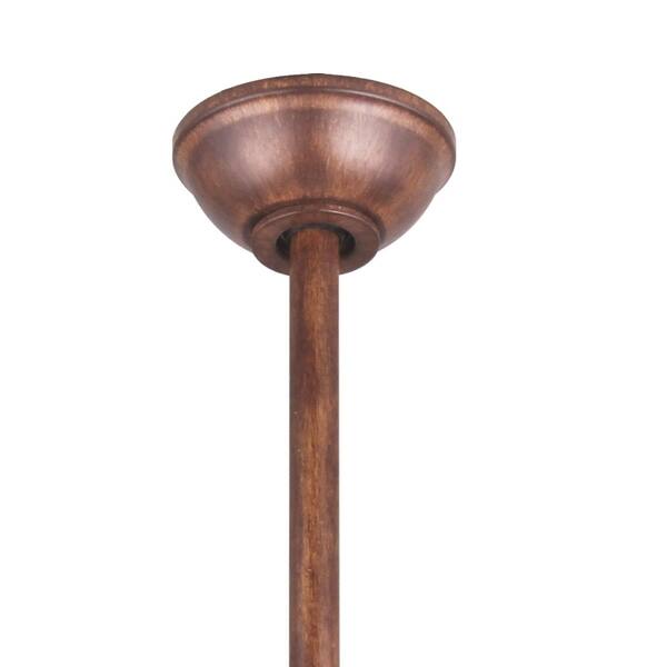 Light Wave 52 Inch Ceiling Fan In Distressed Koa Finish W Light Wave 52 Inch Ceiling Fan In