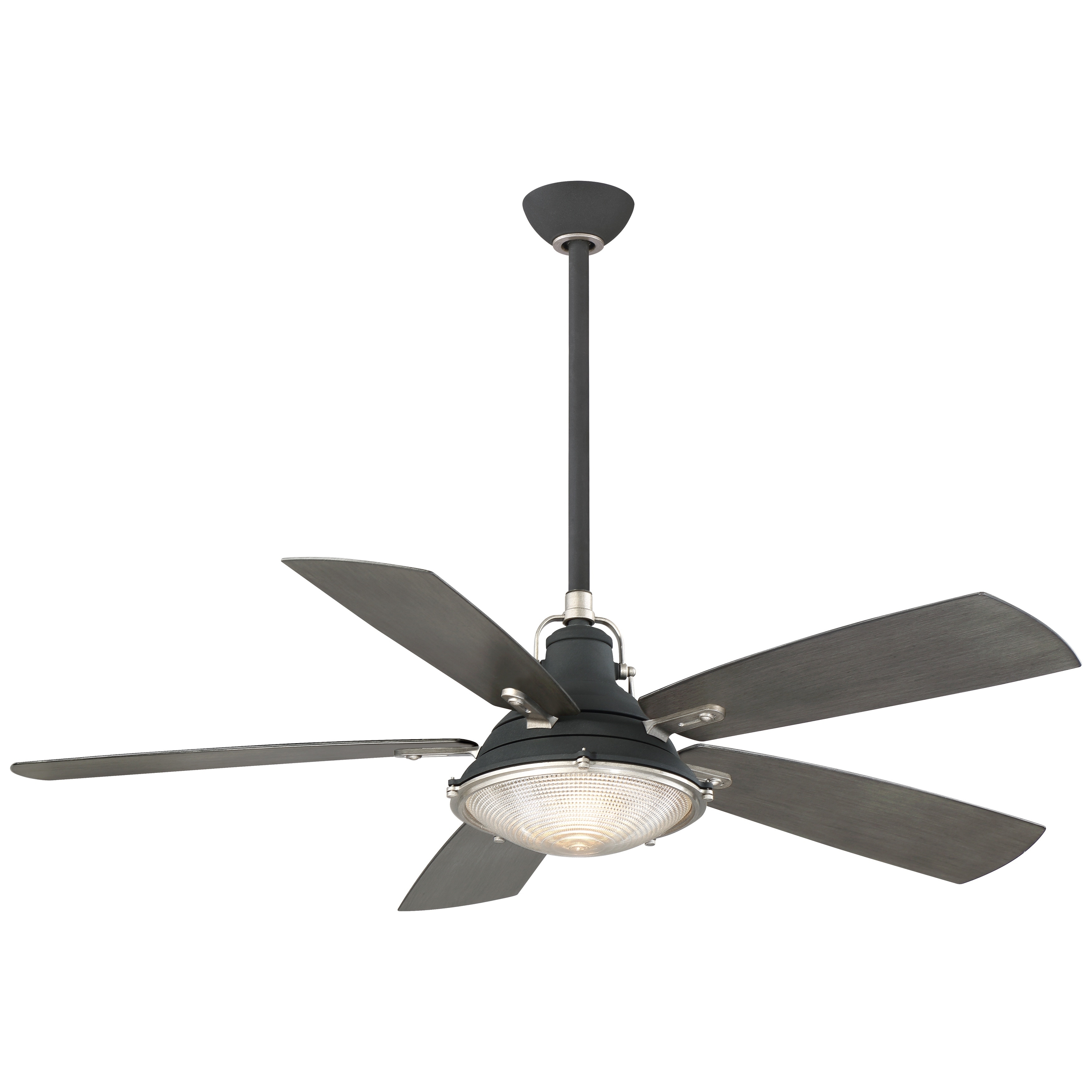 Groton 56 Ceiling Fan In Sand Black Finish W Charcoal Driftwood Blades