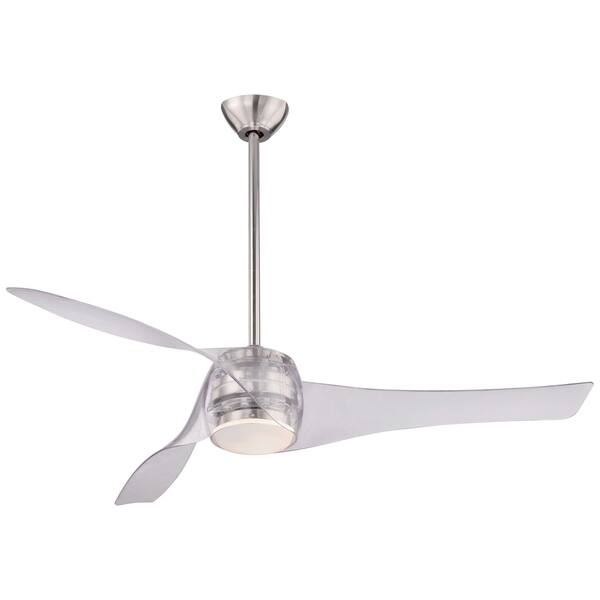 Shop Artemis Led 58 Led Ceiling Fan In Translucent Finish W