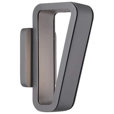 Pediment Soldered Silver Led Wall Sconce By Minka - N/A