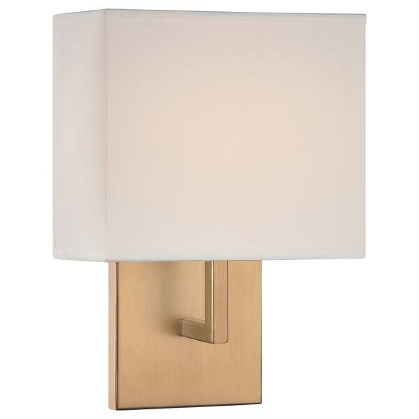 Kovacs Honey Gold And White 1 Light Wall Sconce Bed Bath