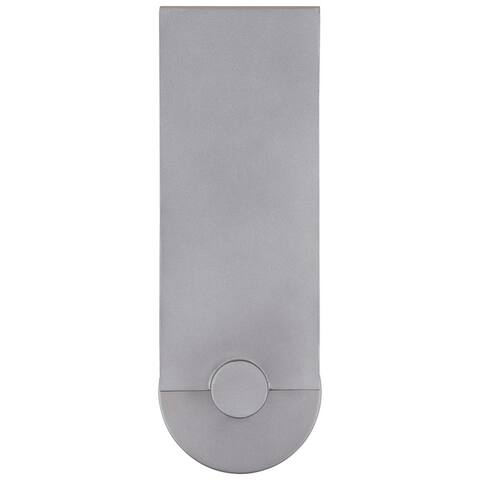Flipout Sand Silver Led Wall Sconce by Minka