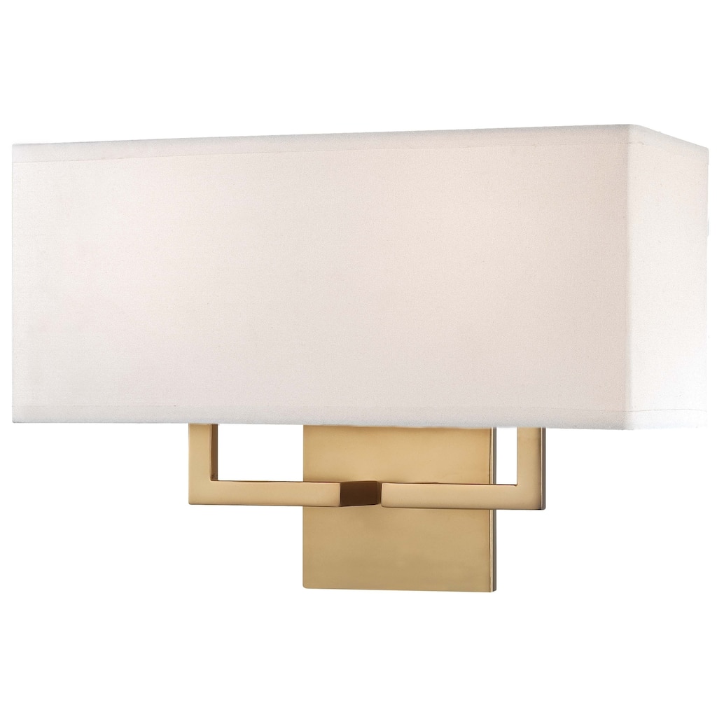 George Kovacs 0 Honey Gold And White 2 Light Wall Sconce