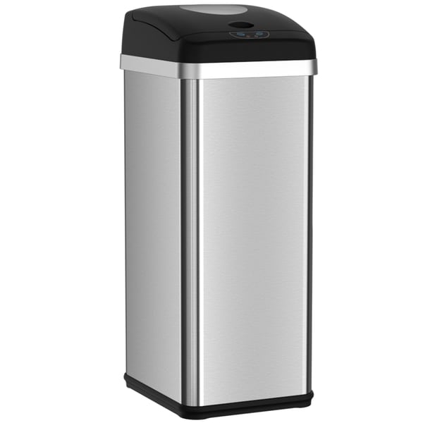Halo Squeeze Trash Compactor Garbage Can with Sensor Lid