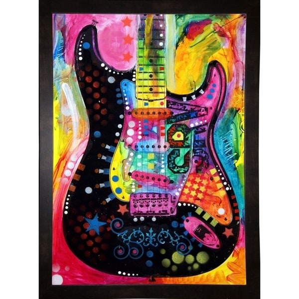 Lenny Strat Framed Print 14"x10" by Dean Russo