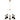 George Kovacs Conic Honey Gold And Matte Black 5 Lt Chandelier