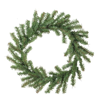 12" Mini Pine Artificial Christmas Wreath - Unlit
