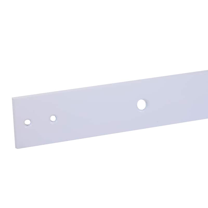 HomCom 6-foot White Sliding Barn Door Hardware Kit