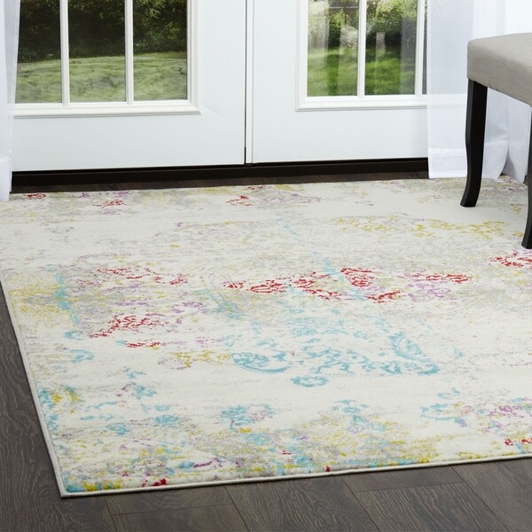 Home Dynamix Boho Distressed Vintage Area Rug (7'9" x 10'2") - 7'9"x10'2"