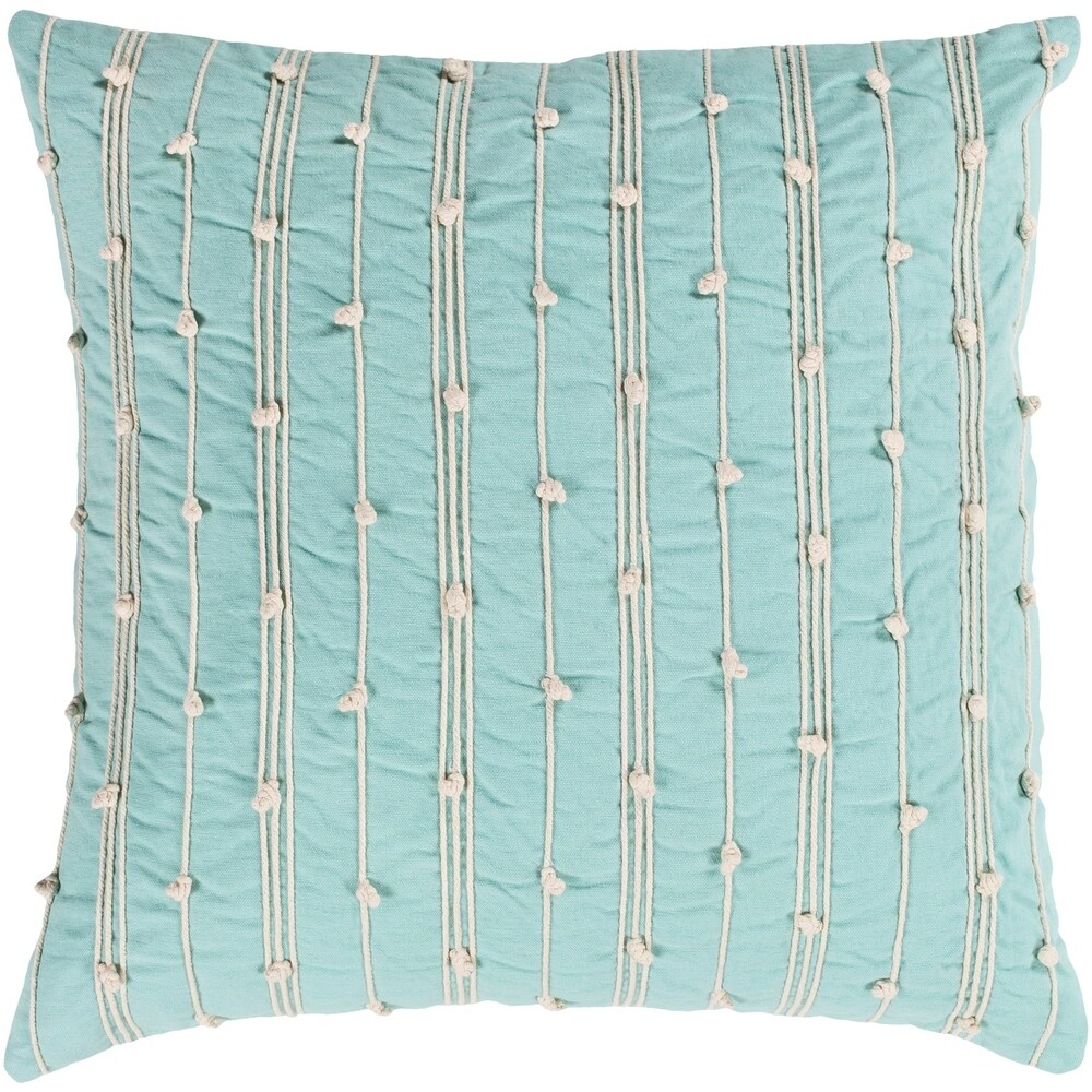 Vintage Fabric Cushion Pillow Feather Filled Heavy Shabby Chic 40 X 27