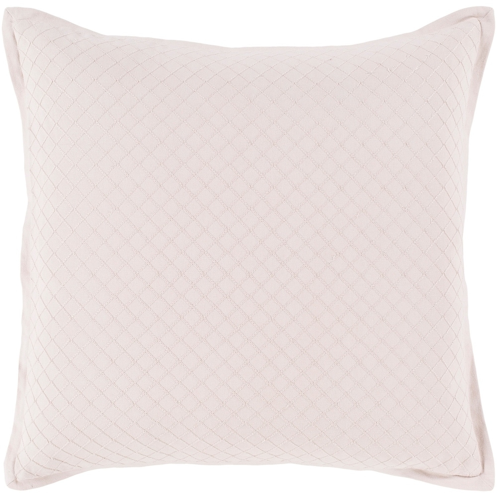 Geometric Blush Feather Down To Fill 18x18 Feather Pillow Insert