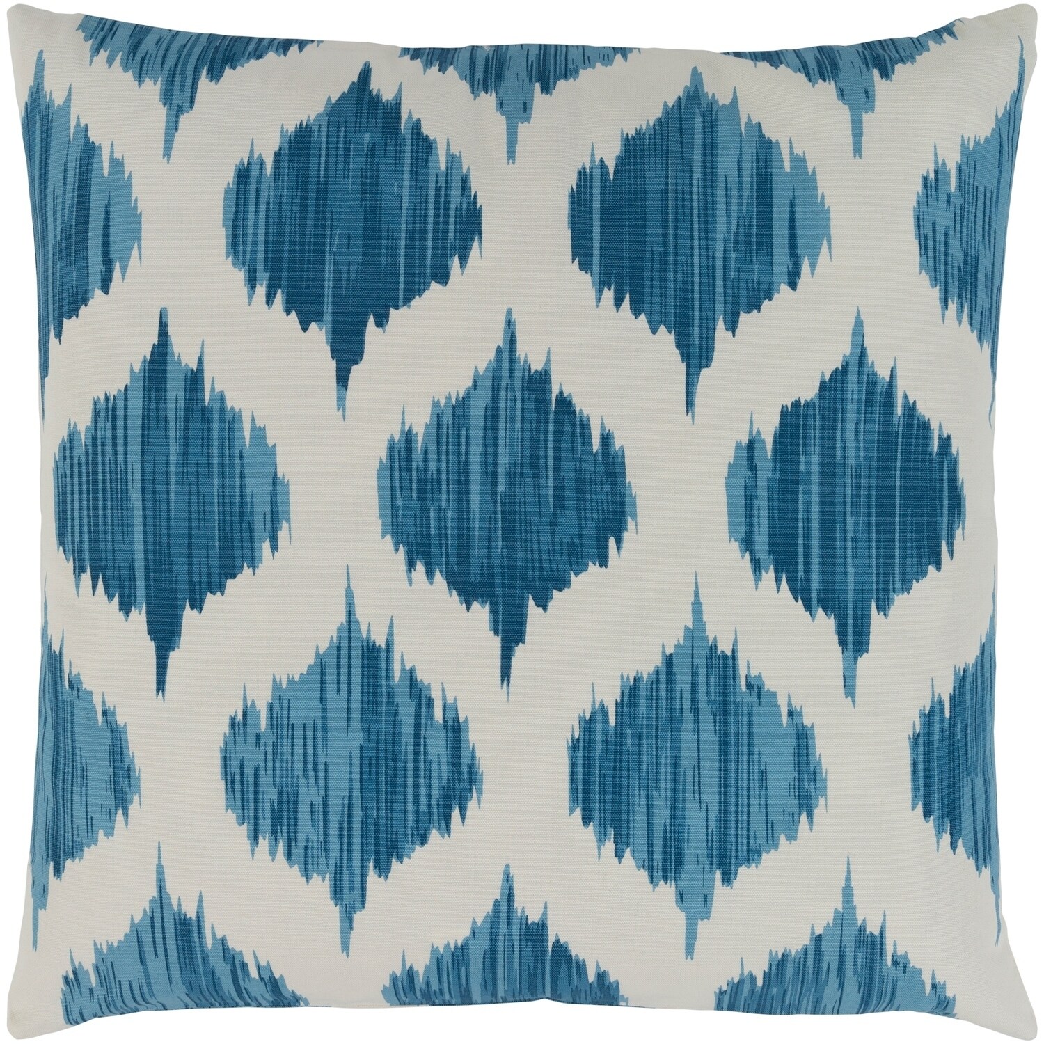 Shop Valeriya Modern Ikat Bright Blue Feather Down Or Poly Filled