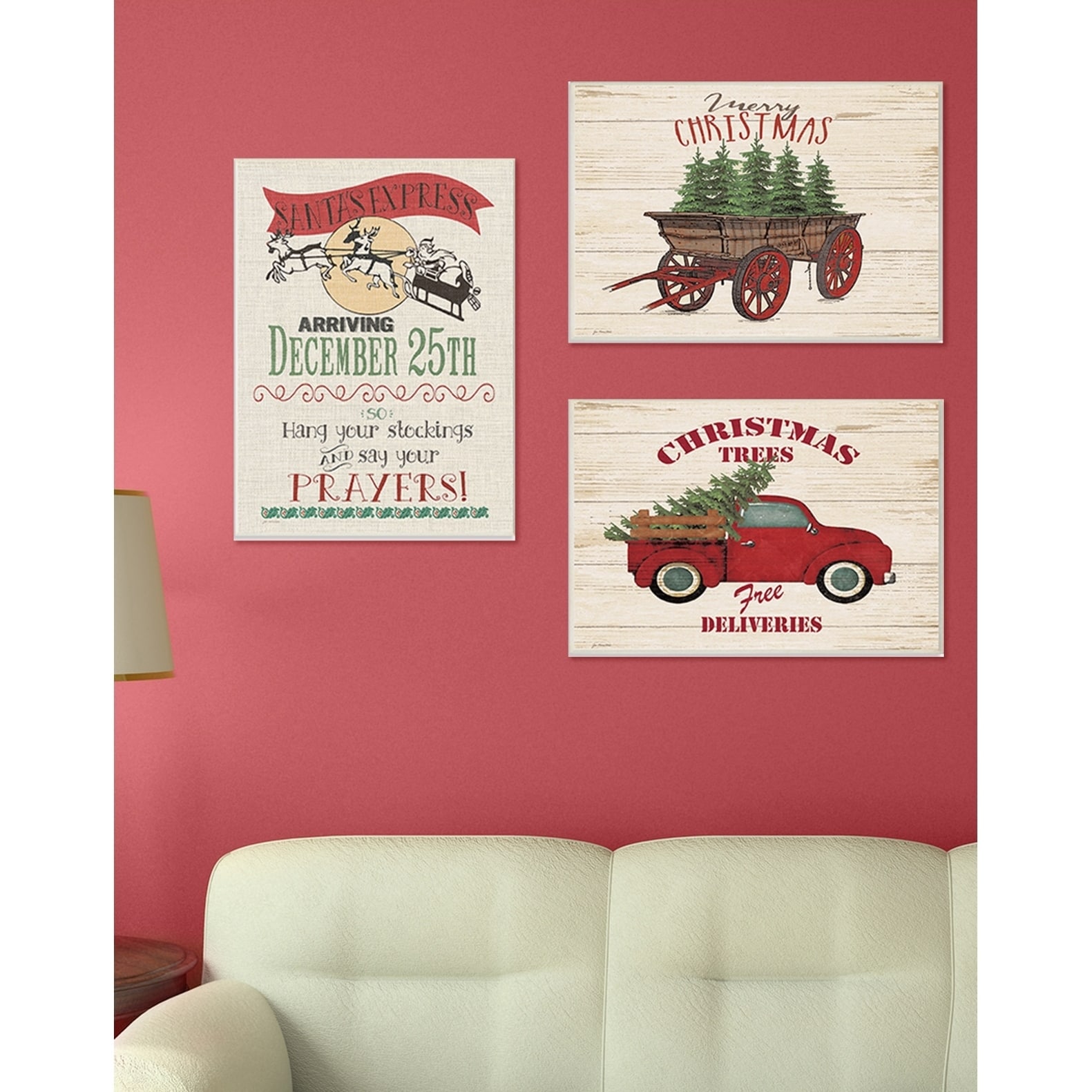 Multi-Color Stupell Industries Joyous Noel Christmas Wall Plaque 13 x 19