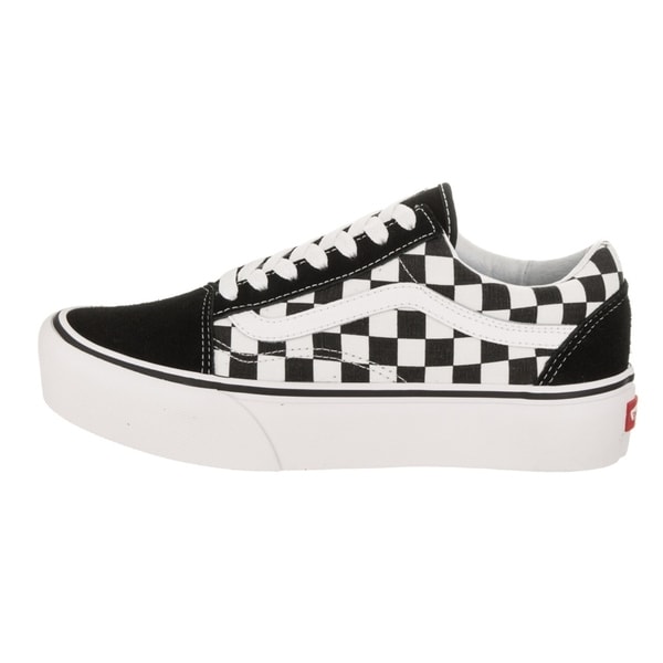 vans old skool checkerboard platform