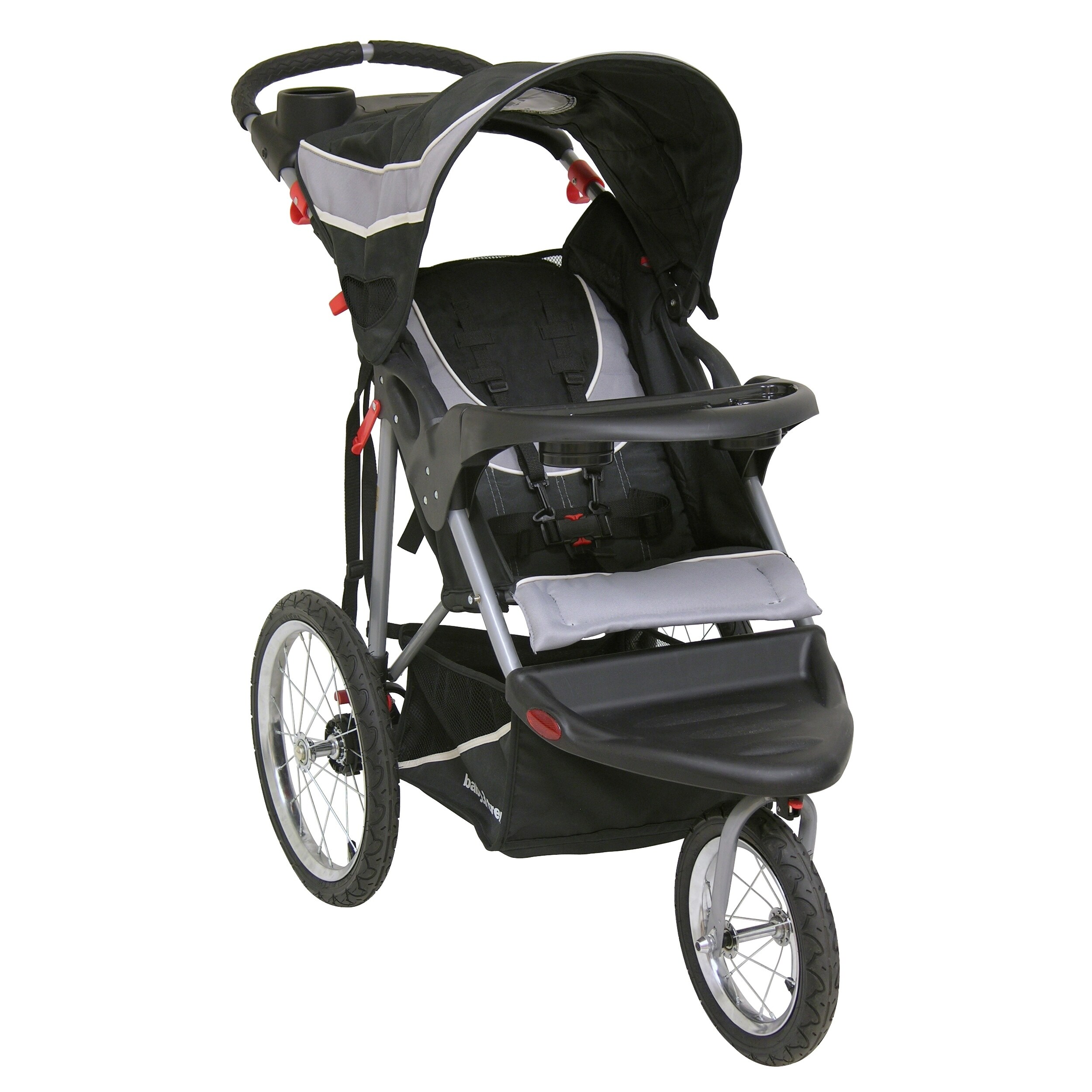 baby trend red and black jogging stroller