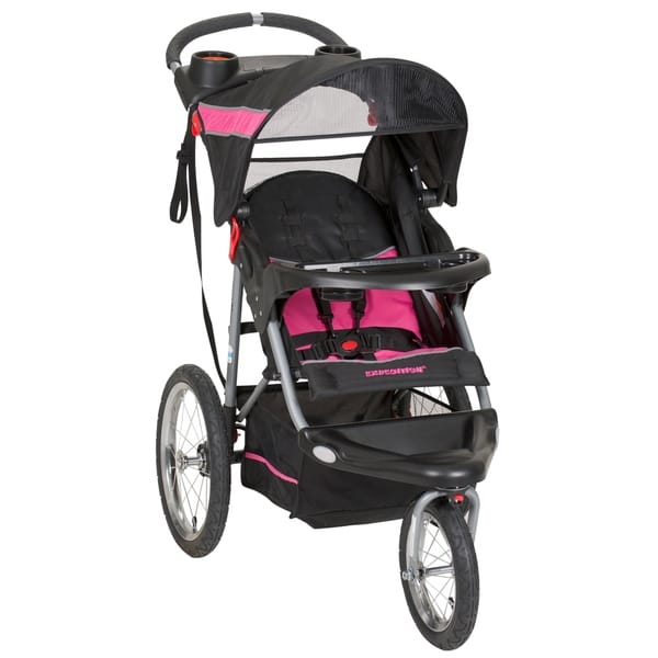 slide 2 of 5, Baby Trend Expedition Jogger Stroller, Bubble Gum