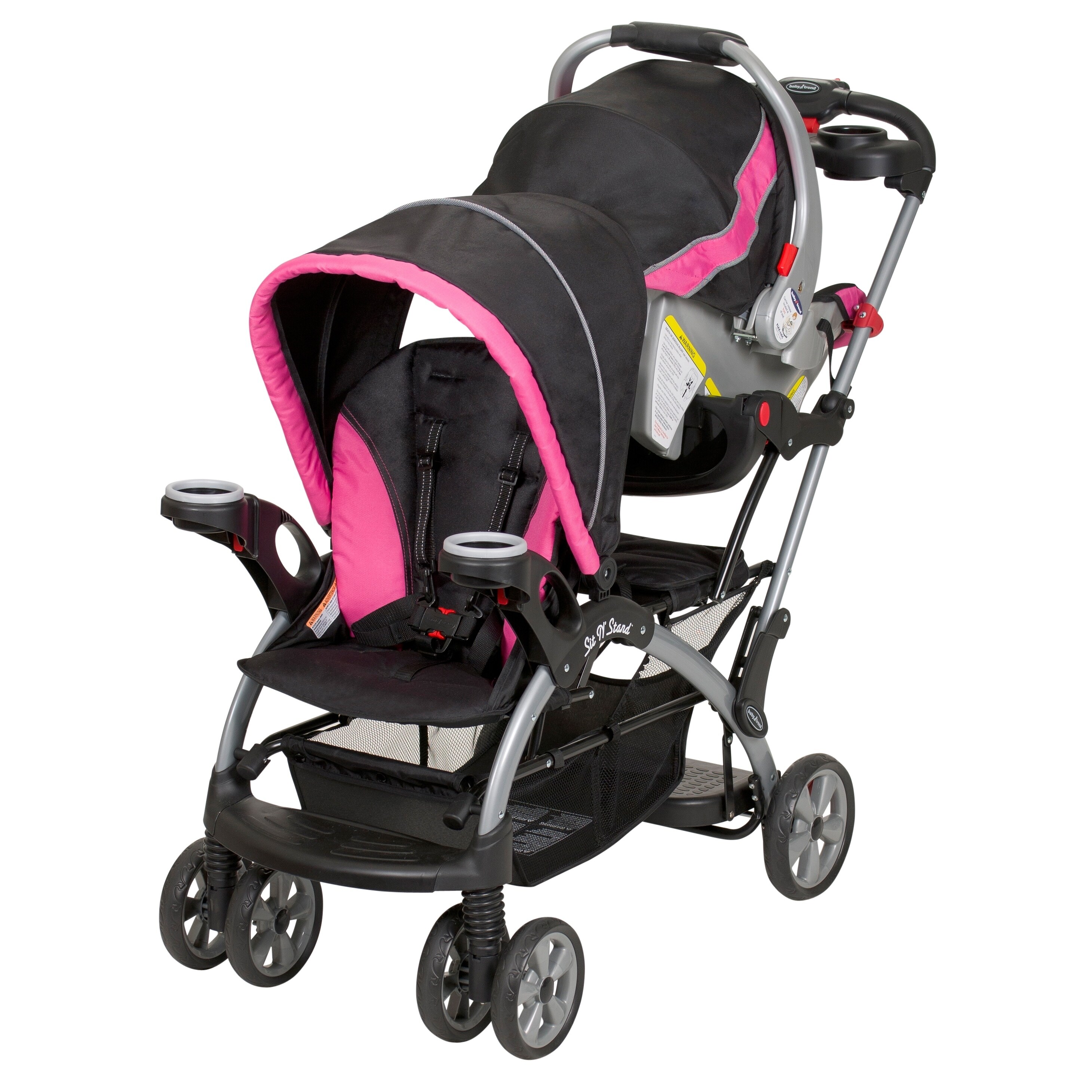 sit n stand stroller with car seat