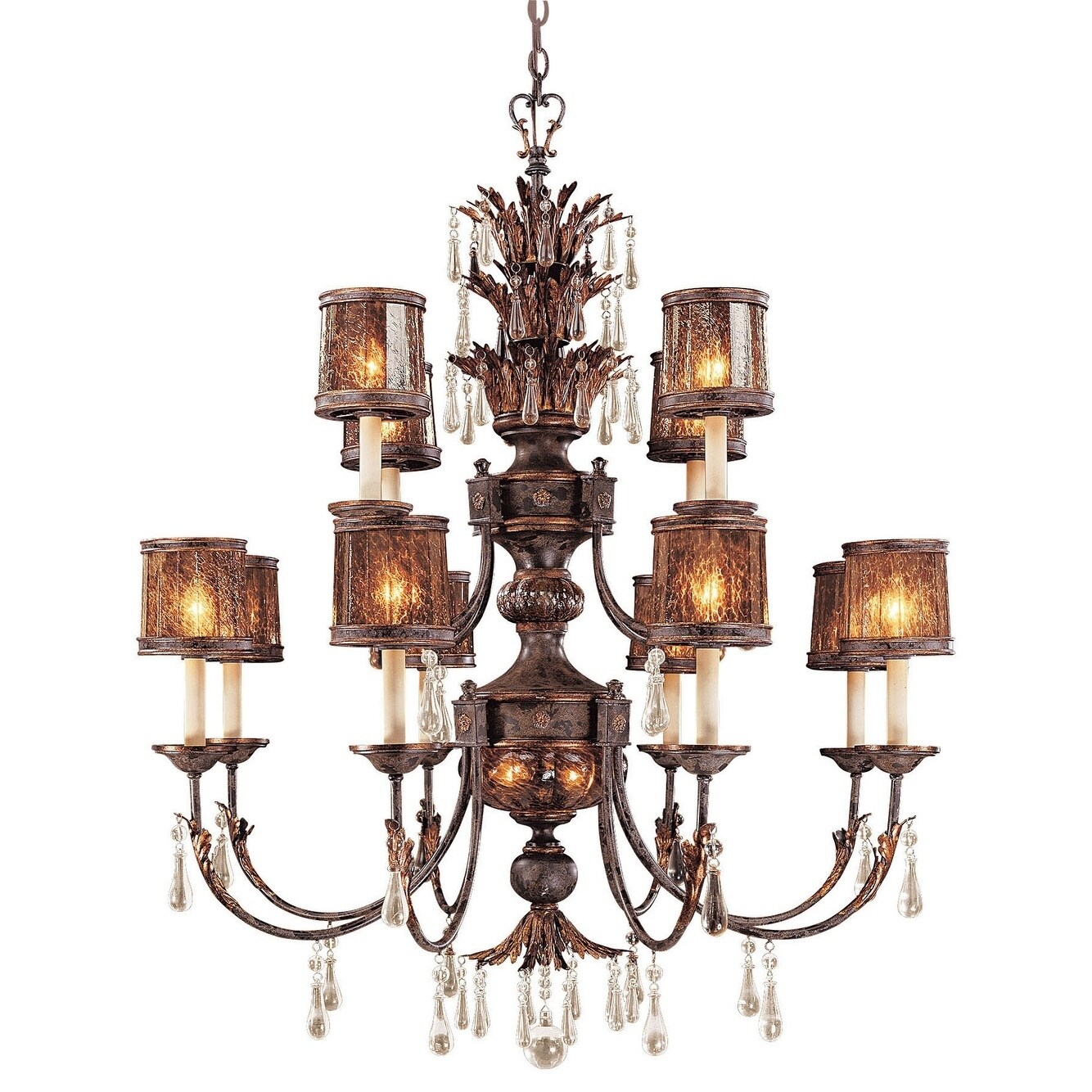 Sanguesa Sanguesa Patina 14 Light Chandelier By Minka Metropolitan - Chandeliers For Bedrooms by Overstock.com