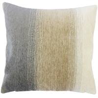 Vasska Ombre Down Filled Throw Pillow in Charcoal