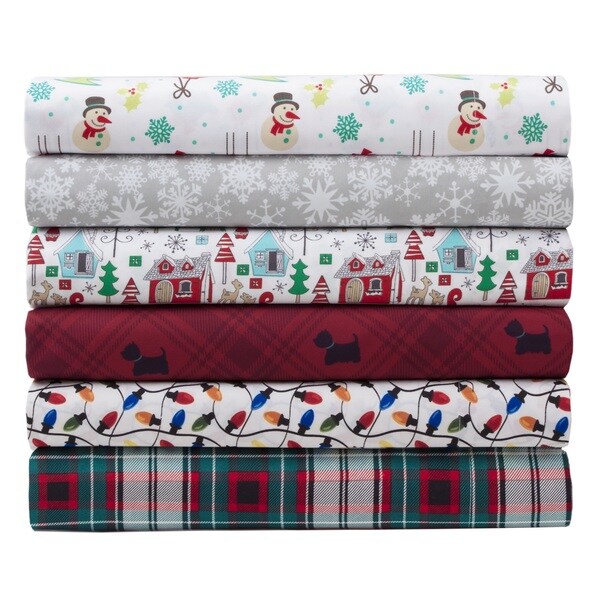 Microfiber Holiday Print Sheet Sets