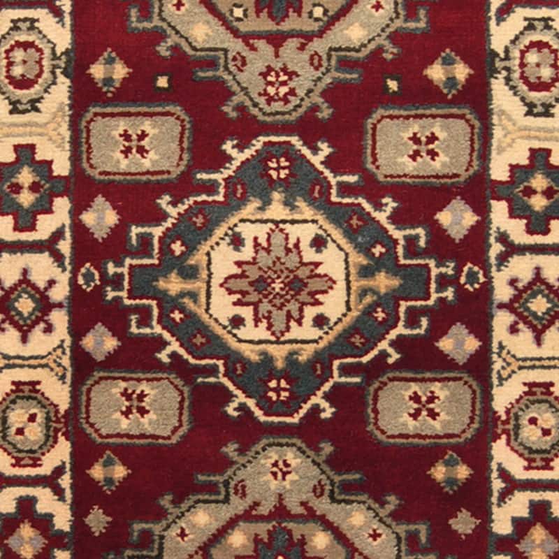 Handmade One-of-a-Kind Kazak Wool Runner (India) - 2'9 x 9'10