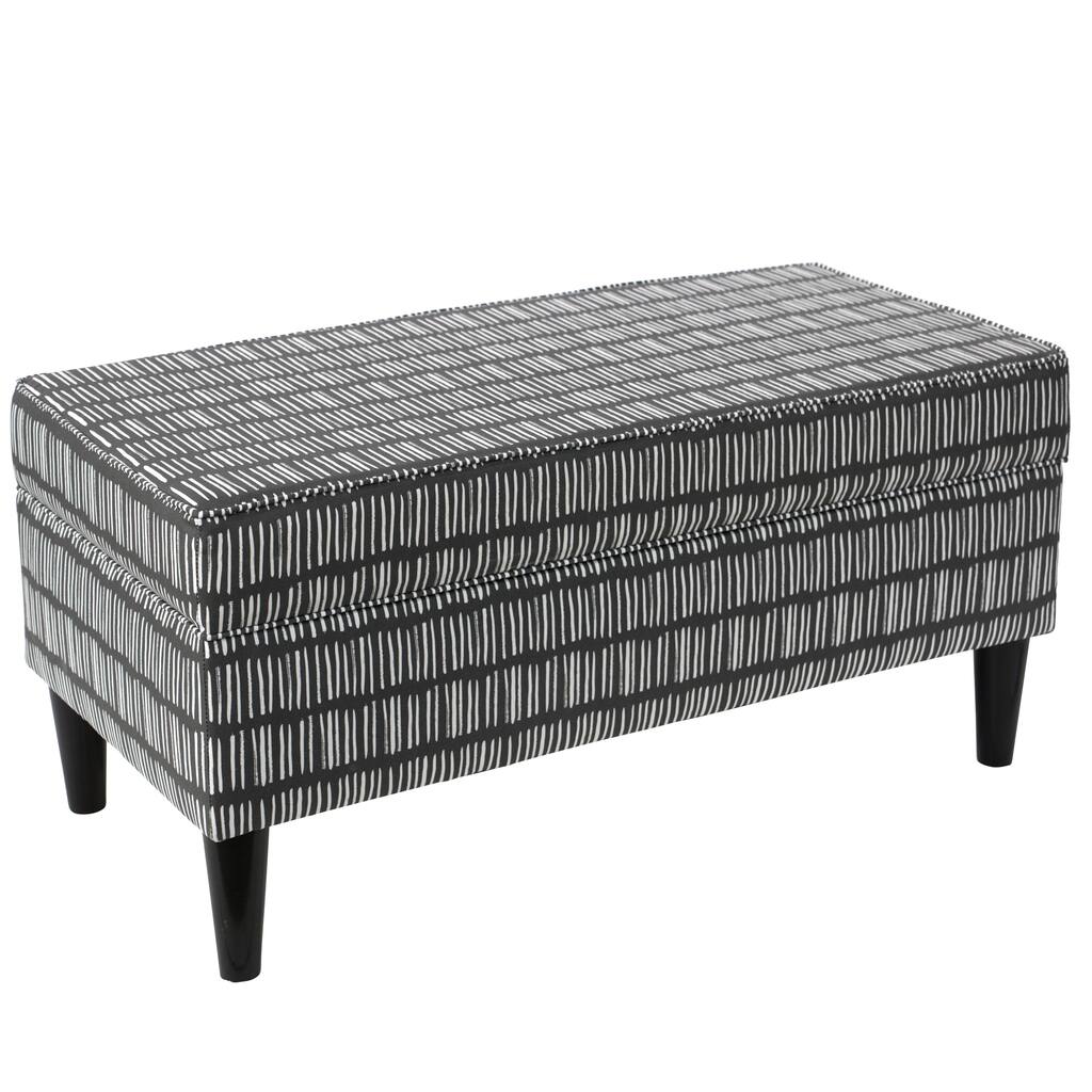 Skyline Furniture Storage bench in Dash Ink Sma - N/A