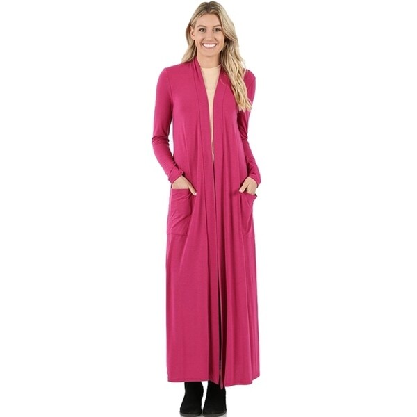 long sleeve maxi cardigan