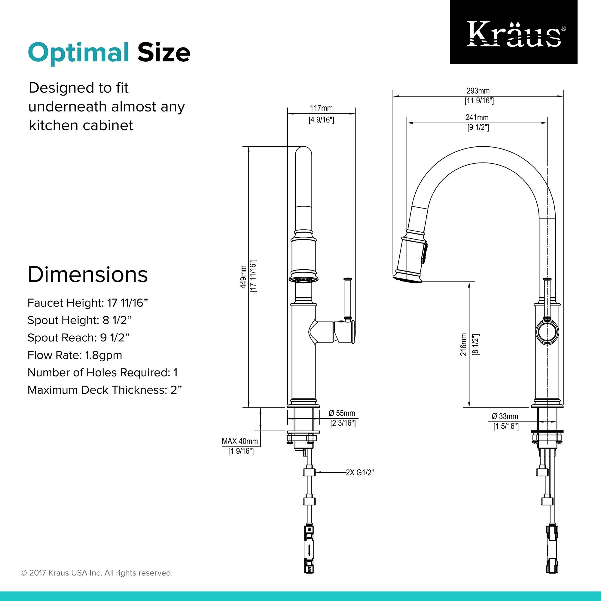Shop Kraus Kpf 1680 Sellette 1 Handle 2 Function Sprayhead Pull