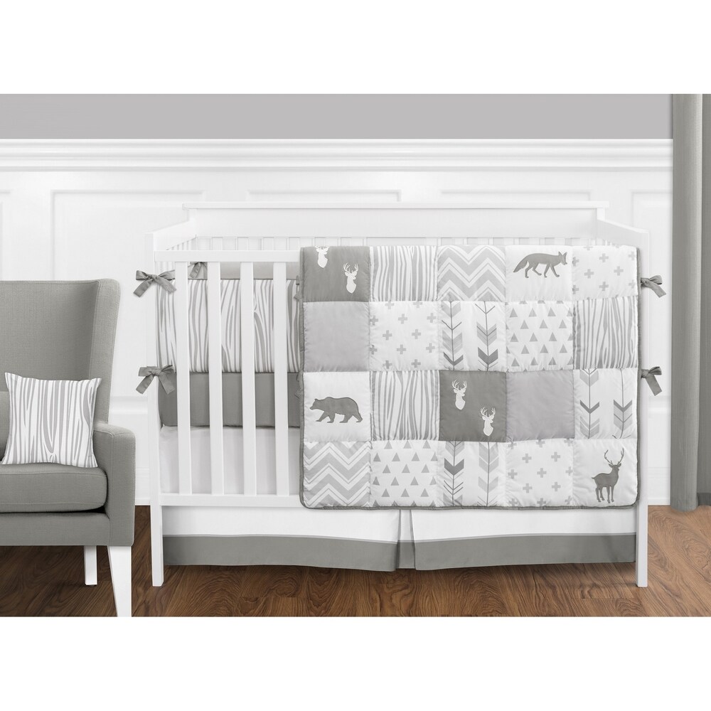 white crib bedding sets baby