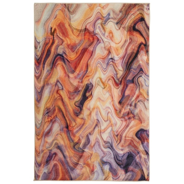 Mohawk Home Prismatic Wavelength Abstract Area Rug (5' x 8')