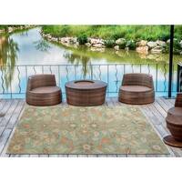 Nourison Versatile Indoor/Outdoor Geometric Flatweave Area Rug - On ...