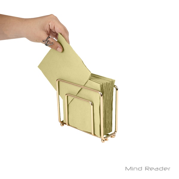 Mind Reader Modern Rose Gold Napkin Holder