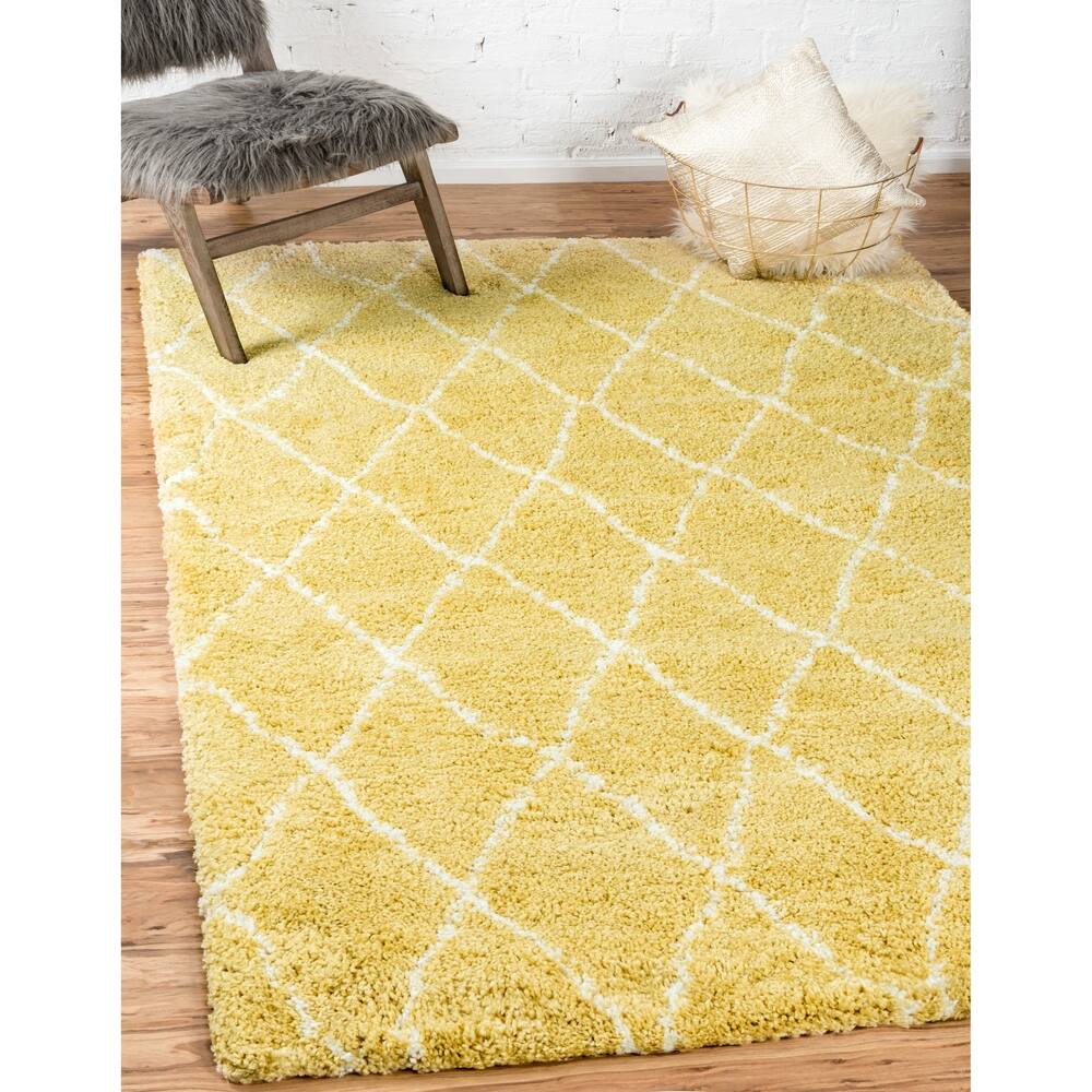 Unique Loom Trellis Rabat Shag Area Rug