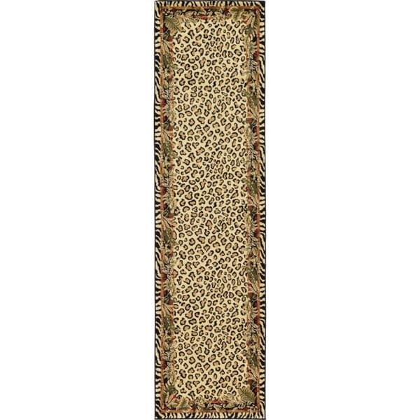 Unique Loom Jungle Wildlife Area Rug