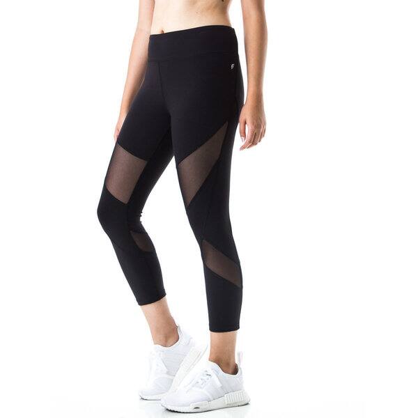 Figur Activ Women S Mesh Sport Capri Yoga Running Legging Overstock