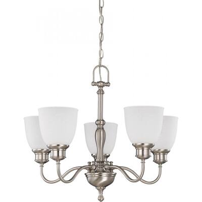 Bella 5 Light Chandelier Arms Up