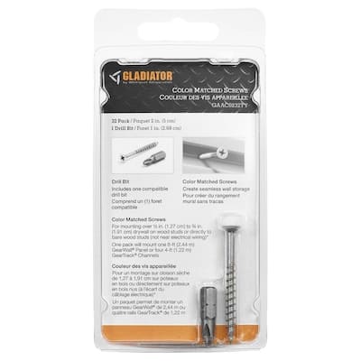 Gladiator GarageWorks Color Matched Screws (32-Pack)