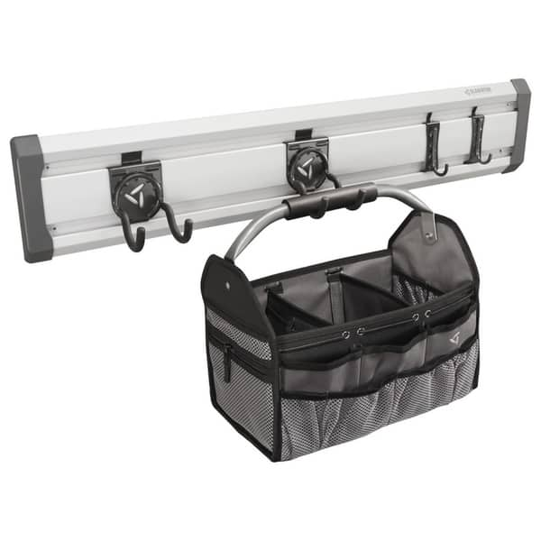 Gladiator 32 in. L GearTrack Garage Track Storage System with 6-Hooks