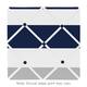 Sweet Jojo Designs Memo Board for the Navy Blue and Gray Stripe Collection