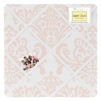 Sweet Jojo Designs Blush Pink Damask Print Memo Board for the Amelia Collection