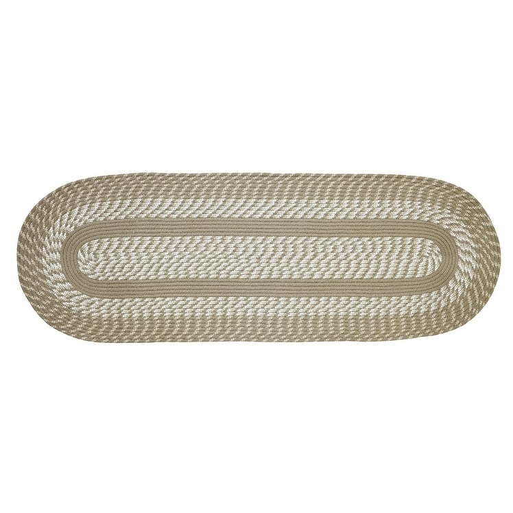 Better Trends Newport Braid Collection is Durable & Stain Resistant Reversible Indoor Utility Rug
