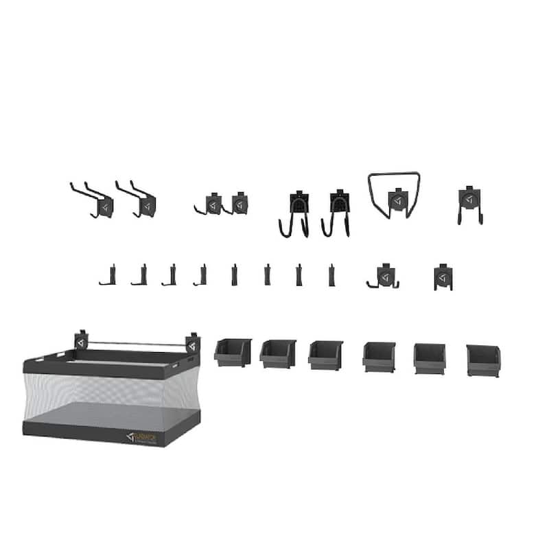 Gladiator GarageWorks 25-piece Accessory Starter Kit Deluxe - Multiple parts and accessoies