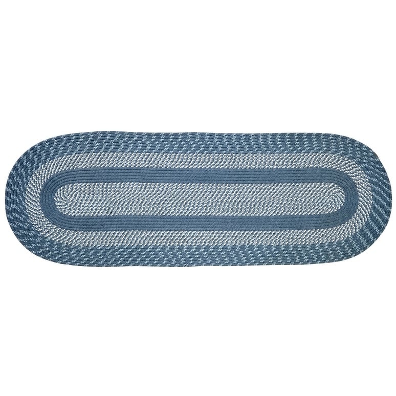 Better Trends Newport Braid Collection is Durable & Stain Resistant Reversible Indoor Utility Rug